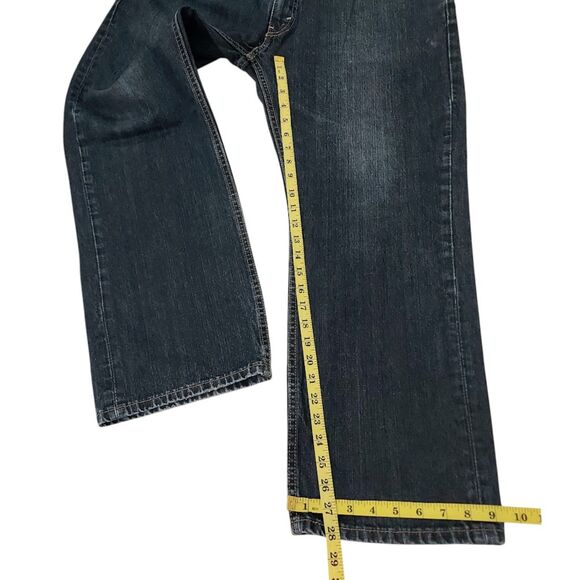 Levi's Jeans Mens 38x28 Blue 559 Straight Leg Dark Wash Durable Work Denim - Picture 12 of 12